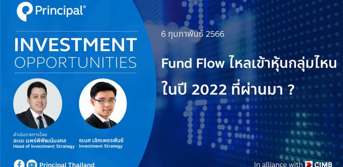 Fund Flow ไหลเข้าหุ้นกลุ่มไหนในปี 2022 ที่ผ่านมา