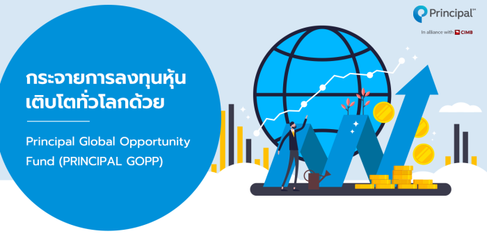 กระจายการลงทุนหุ้นเติบโตทั่วโลกด้วย Principal Global Opportunity Fund