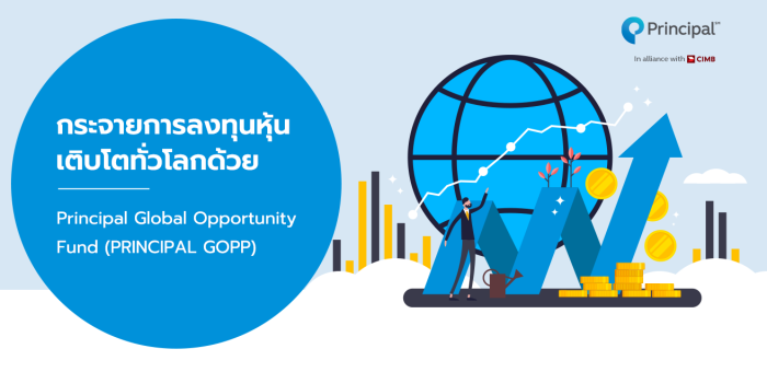 กระจายการลงทุนหุ้นเติบโตทั่วโลกด้วย Principal Global Opportunity Fund